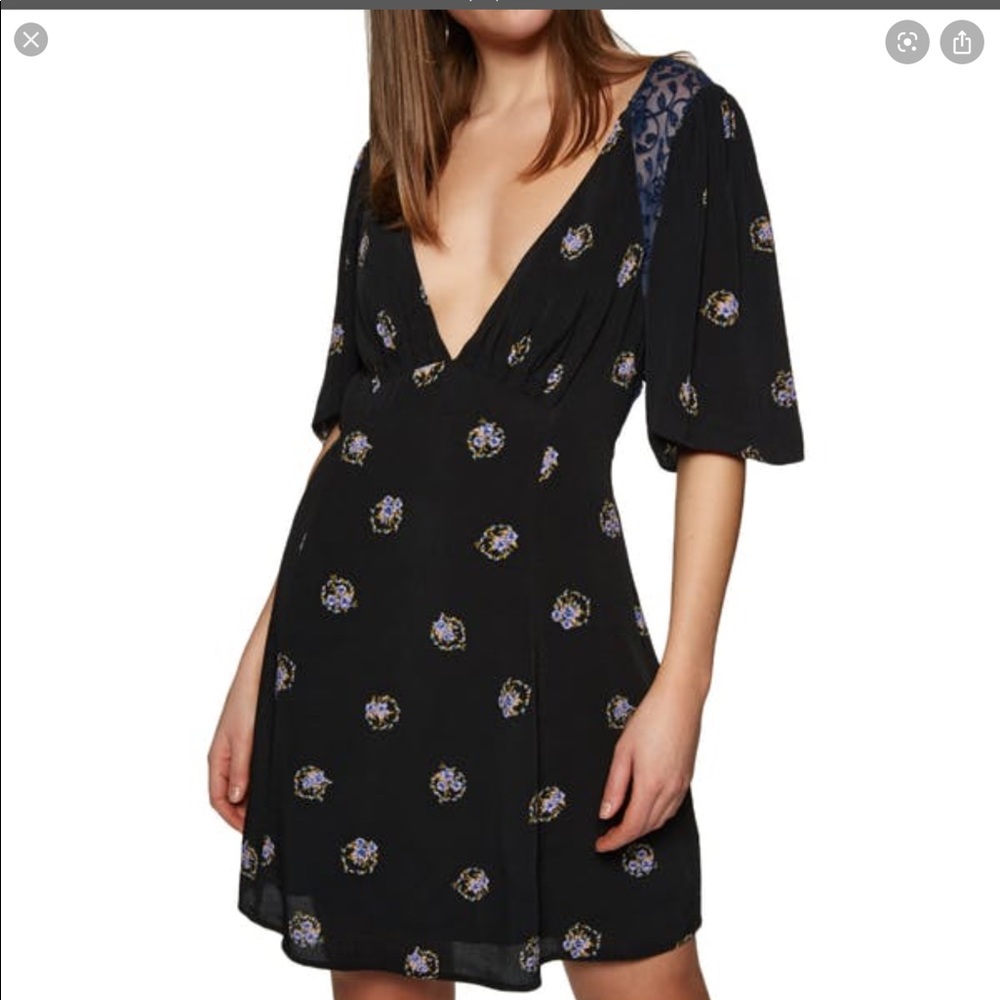 Free People NWT Mockingbird Lane mini dress